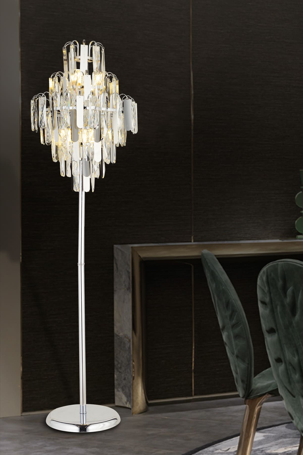 Daisy Taşlı Lambader - Ronisu Aydınlatma